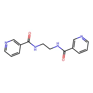 N,N   -Ethylenedinicotinamide structure