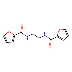 N-[2-(furan-2-carbonylamino)ethyl]furan-2-carboxamide structure