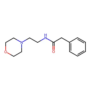 N-(2-吗啉基乙基)-2-苯基乙酰胺 structure
