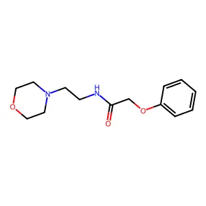 N-(2-(4-吗啉基)乙基)-2-苯氧基乙酰胺 structure
