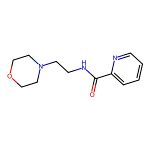 N-(2-吗啉-4-基乙基)吡啶-2-甲酰胺 structure