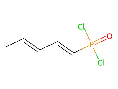 Phosphonic dichloride, 1,3-pentadienyl- structure