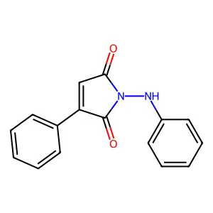 1-anilino-3-phenyl-1H-pyrrole-2,5-dione structure