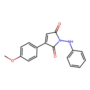 1-anilino-3-(4-methoxyphenyl)-1H-pyrrole-2,5-dione structure