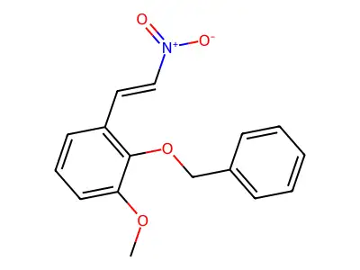 1-Methoxy-3-(2-nitroethenyl)-2-phenylmethoxybenzene structure