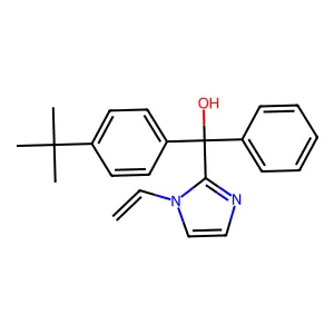 (4-Tert-butylphenyl)-(1-ethenylimidazol-2-yl)-phenylmethanol structure
