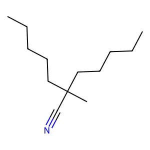 2-甲基-2-戊基庚腈 structure