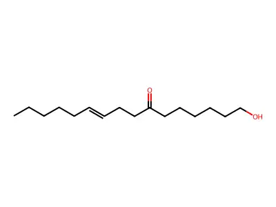 1-Hydroxyhexadec-10-en-7-one structure