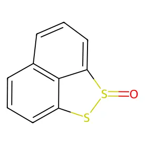 萘-1,8-二硫化物-S-氧化物 structure