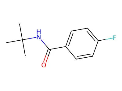 N-T-Butyl-4-fluorobenzamide structure