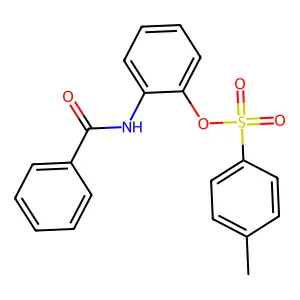 (2-Benzamidophenyl) 4-methylbenzenesulfonate structure