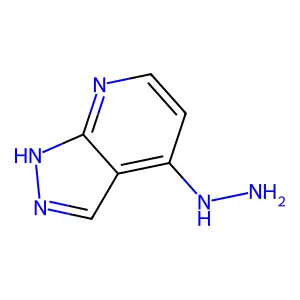 1H-pyrazolo[3,4-b]pyridin-4-ylhydrazine structure