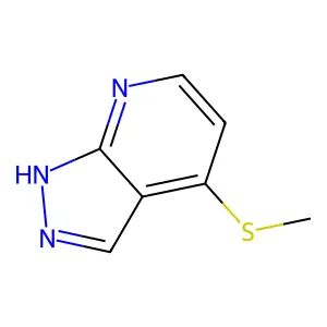 4-(Methylsulfanyl)-1H-pyrazolo[3,4-b]pyridine structure