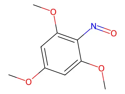 1,3,5-Trimethoxy-2-nitrosobenzene structure