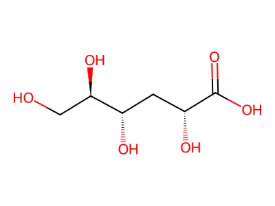 3-脱氧己糖酸 structure