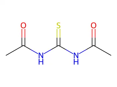 N,N'-Diacetylthiourea structure