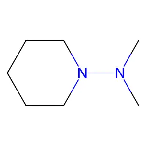 1-Piperidinamine, N,N-dimethyl- structure