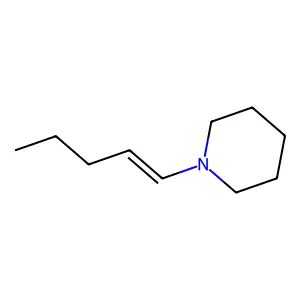 1-(Pent-1-en-1-yl)piperidine structure
