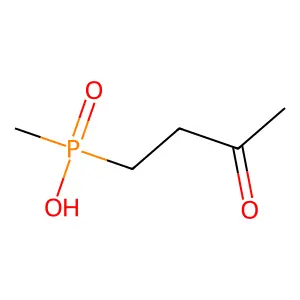 甲基(3-氧代丁基)次膦酸 structure