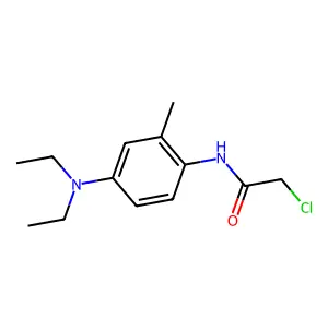 2-chloro-N-[4-(diethylamino)-2-methylphenyl]acetamide structure