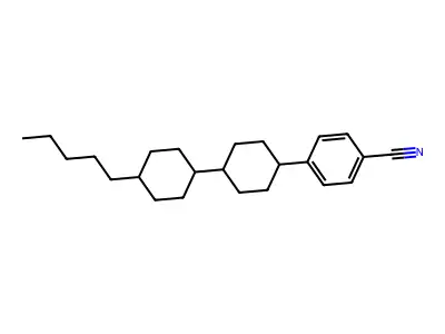 4-[4-(4-Pentylcyclohexyl)cyclohexyl]benzonitrile structure
