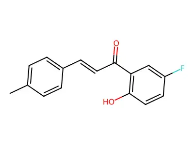 5'-Fluoro-2'-hydroxy-4-methylchalcone structure