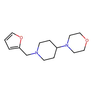 4-[1-(Furan-2-ylmethyl)piperidin-4-yl]morpholine structure