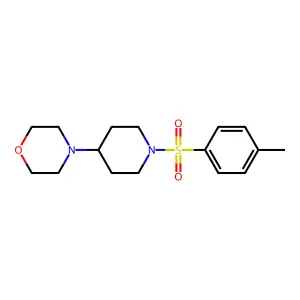 4-[1-(4-Methylphenyl)sulfonylpiperidin-4-yl]morpholine structure