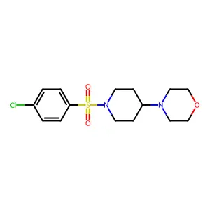 4-[1-(4-Chlorophenyl)sulfonylpiperidin-4-yl]morpholine structure