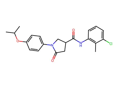 Pyrrolidine Carboxamide Compound 3h structure