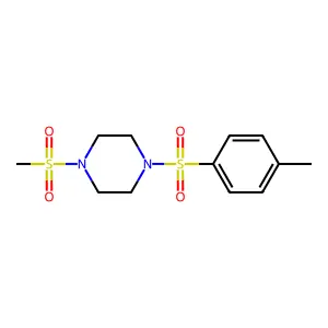 1-[(4-Methylphenyl)sulfonyl]-4-(methylsulfonyl)piperazine structure