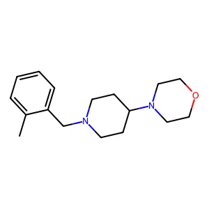 4-[1-(2-Methylbenzyl)-4-piperidinyl]morpholine structure