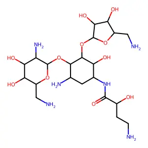 Aminodeoxybutyrosin A structure