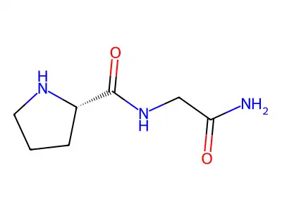 Prolylglycinamide structure