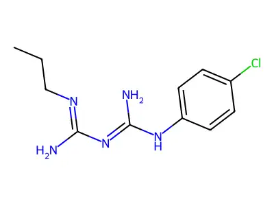 Guanidine,n-[[(4-chlorophenyl)amino]iminomethyl]-n-propyl- structure