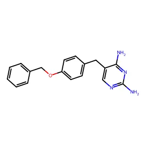 5-[(4-Benzyloxy)benzyl]-2,4-diaminopyrimidine structure
