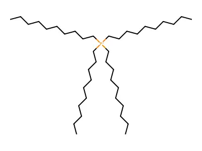 Phosphonium, tetrakis(decyl)- structure