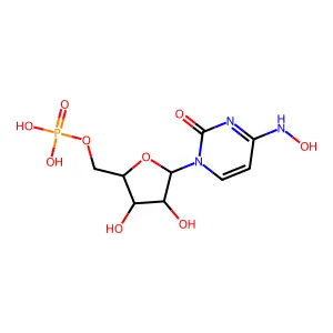 N-羟基胞苷-5'-磷酸二氢酯 structure