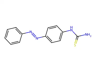 N-(4-(2-Phenyldiazenyl)phenyl)thiourea structure