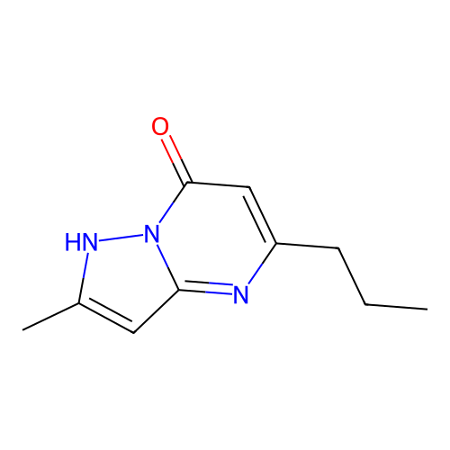 2-methyl-5-propylpyrazolo[1,5-a]pyrimidin-7(4H)-one structure