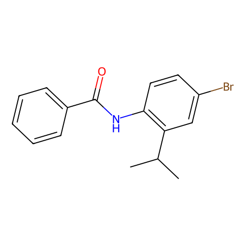 N-[4-溴-2-(propan-2-基)苯基]苯甲酰胺 structure