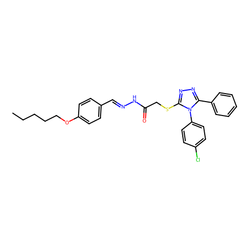C28H28ClN5O2S structure