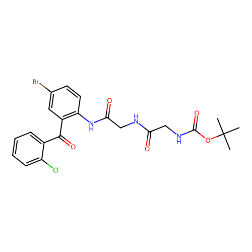 C22H23BrClN3O5 structure