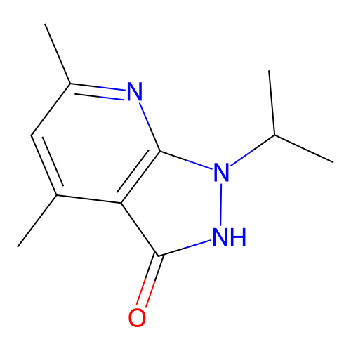 1-Isopropyl-4,6-dimethyl-1H-pyrazolo[3,4-b]pyridin-3-ol structure