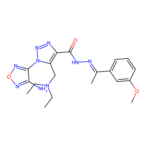 C19H25N9O3 structure
