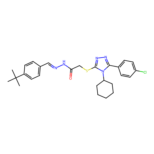 C27H32ClN5OS structure