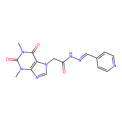 C15H15N7O3 structure
