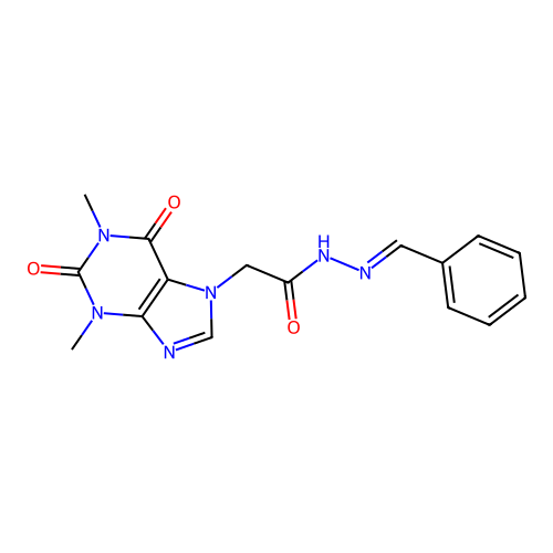 C16H16N6O3 structure