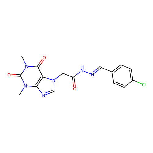 C16H15ClN6O3 structure