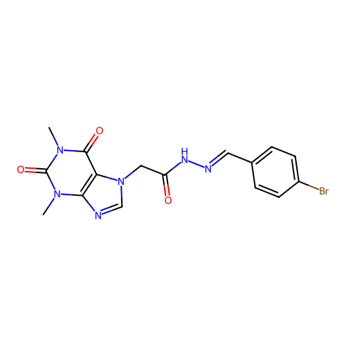 C16H15BrN6O3 structure